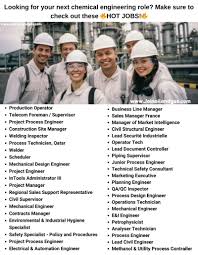 petrochemical engineering jobs