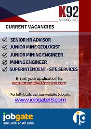 mining job vacancies